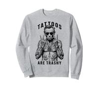 Tattoos Are Trashy Abraham Lincoln Tatoueur à l'encre Sweatshirt