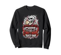 Tattoos Like Chips Just One Tattoo Lover Encre Sweatshirt