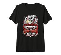 Tattoos Like Chips Just One Tattoo Lover Encre T-Shirt Haut de Gamme