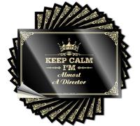 Tattoos Lover, Earth Door Keep Calm I'm Almost A Director | Man CABE Decor (8 x 12 cm)