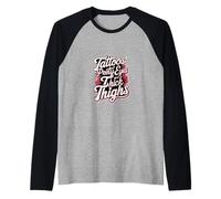 Tattoos Pretty Eyes And Thick Thighs Femme tatouée ||- Manche Raglan
