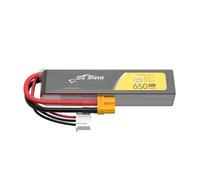 Tattu 2S Batterie LiPo Long-Pack 650mAh 7,6V 95C HV avec connecteur XT30 - pour Drones FPV Racing, quadricoptères et UAV Cadre H