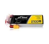 Tattu 3S Lipo Batterie 2300mAh 11.1V 75C 3S Batterie RC avec connecteur XT60 pour hélicoptères de 1000 mm à 1500 mm d'envergure et de Taille 450