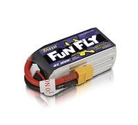 Tattu 4S Lipo Batterie 1300mAh 14,8V 100C Funfly Batterie avec connecteur XT60 pour FPV Racing Drones Vélo de Route Quadcopters