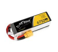 TATTU 4S Lipo Batterie 6750mAh 14.8V 25C 4S RC Batterie avec connecteur XT90,pour Elite et Tous Les Autres Drones de Taille 550