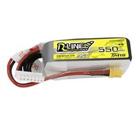 Tattu Pack de batterie (LiPo) 22.2 V 550 mAh Nombre de cellules: 6 95 C bloc XT30