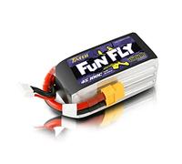 TATTU Batterie LiPo 4S 1550 mAh 14,8 V 100C avec connecteur XT60 - Série Funfly pour Drones FPV et quadcopters