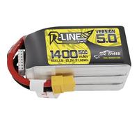 Batterie Lipo FPV Tattu R-Line Version 5.0 1400mAh 22.2V 6S1P 150C avec XT60