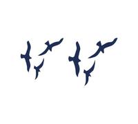 Tattwo.me - Tatouage temporaire pour adultes et enfants, dure 2 semaines, résistant à l'eau - nuée d'oiseaux - Encre végétale - certificat cosmétique UE - (P0590)