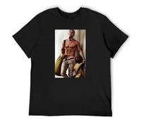 Tatum Men's O-Neck Tee-Shirt Custom Channing Tatum Tee Shirt T-Shirt Black M