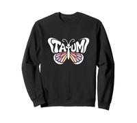 Tatum Papillon - Personnalisé Mignon nom Word Art Sweatshirt