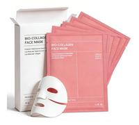 TATUNER Masque bio Collagène - Masque Hydrogel Hydrate, apaise les peaux sensibles, resserre les pores et raffermit - à base de Galactomyces, Niacinamide, Acide Hyaluronique - 5 pièces