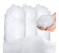 Tatuo Décor de Fausse Neige de Noël Neige Artificielle Neige Moelleuse en Fibre Fausse Neige Intérieur pour Sapin de Noël Village de Manteau d'hiver Nativité et Décoration Noël, 5,3 oz (3 Sacs)