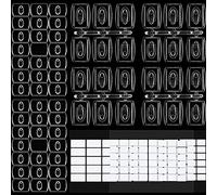 Tatuo Lot de 60 mini pinces à crochet transparentes pour décoration de lumières de vacances, pinces de décoration pour guirlandes lumineuses, clip de suspension multifonction pour la maison, l'école