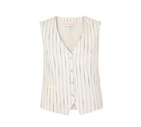 TATUUM Gilet 'Remela' noir / blanc cassé, Taille L