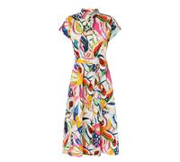 TATUUM Robe-chemise 'Nicoletta' beige clair / moutarde / rose clair / rouge, Taille 34
