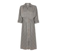 TATUUM Robe-chemise 'SAMOTALI' bleu / brun foncé / marron chiné / blanc, Taille 36