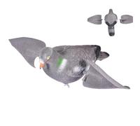 Taubenjagdköder - Appât De Pigeon De Forme Réaliste Avec Des Ailes Mobiles | Sorte De Travail De Chasse Et De Terrain | Idéal Pour Le Jardin, Les Buissons, Les Champs De Riz Et Les Terres Arables Réco