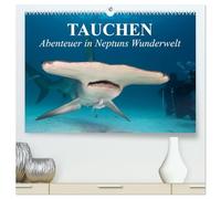 Tauchen - Abenteuer in Neptuns Wunderwelt (hochwertiger Premium Wandkalender 2026 DIN A2 quer), Kunstdruck in Hochglanz: Abenteuer in der faszinierenden Unterwasserwelt unserer Meere