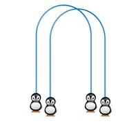 Tauchringe Pool - Pinguin Form PVC Elastisch Rutschfest 2 Stück 150cm 195g | Schwimmspielzeug Kinder Wasserspiele Drinnen Draußen | Mädchen Schwimmübungen Unterwasser Aktivitäten Sichere