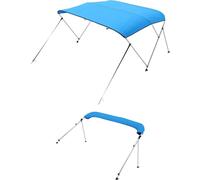 Taud de cockpit Bimini Top - Pare-soleil bleu - 3 arceaux 137-152cm - Bateaux et Accessoires
