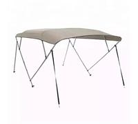 Taud pour Bateau, Ensemble de Bimini pour Bateau, Toile 600D Imperméable et Pare-Soleil, Support en Alliage D'aluminium avec Mâts de Support Arrière(150-170CM/59-67IN)