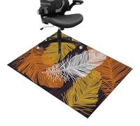 Taule de chaise de bureau robuste pour tapis ordinateur de jeu Chaise Protecteur Easy Glide Glide Carpet Plancher Mat de plancher de bois dur Protecteur de plancher 150 x 180 cm Idéal pour la maison