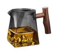 Taule En Verre - Cafetière En Verre De 330 Ml, Carafeur À Avec Montagne, Aspiration À La Chaleur Verser Sur Les Cafés Bécheur | Gasse De Texture Tridimensionnelle Pour La Maison, Voyager, Uti