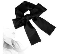 TAUOE Masque pour les Yeux Sling, Ruban Noir Satiné, 152,5 cm, Accessoire de Jeu pour Couple, 20g, Opaque