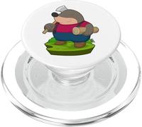 Taupe Artisan Hache Tronc d'arbre PopSockets PopGrip pour MagSafe