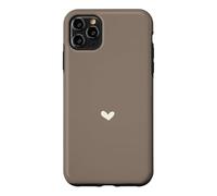 Taupe désert - Cœur élégant et féminin Coque pour iPhone 11 Pro Max