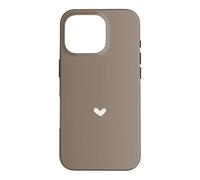 Taupe désert - Cœur élégant et féminin Coque pour iPhone 16 Pro