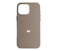 Taupe désert - Cœur élégant et féminin Coque pour iPhone 16 Pro Max