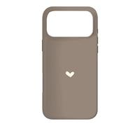 Taupe désert - Cœur élégant et féminin Coque pour iPhone 17 Pro Max