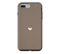 Taupe désert - Cœur élégant et féminin Coque pour iPhone 7 Plus/8 Plus