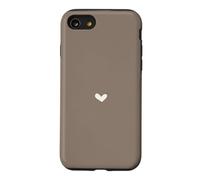 Taupe désert - Cœur élégant et féminin Coque pour iPhone SE (2020) / 7/8