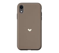 Taupe désert - Cœur élégant et féminin Coque pour iPhone XR