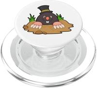 Taupe Gentleman Cylindre PopSockets PopGrip pour MagSafe