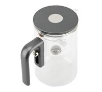 Taure à thé, Théière en Verre de 800 Ml avec Infuseur, Appuyez sur Control Tea Pot, Conception Transparente, applicabilité Polyvalente, Versement Précis, adapté à Diverses Occasions, Nettoyage Facile