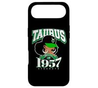 Taureau 1957 Afro Queen Zodiac Anniversaire Sassy Soul Cadeaux Coque pour iPhone Air