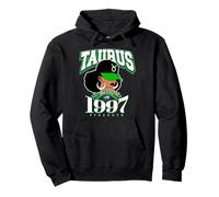 Taureau 1997 Zodiac Queens Afro Astrologie Anniversaire Sweat à Capuche
