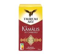 TAUREAU AILE - Riz Kamâlis du Cambodge - Riz Parfumé Intense et Raffiné - le sachet de 1Kg - Le Lot De 4