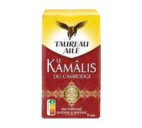 TAUREAU AILE - Riz Long Kamalis du cambodge- riz parfumé intense et raffiné - le paquet de 500g - Le Lot De 4