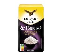TAUREAU AILE - Riz Long Parfumé, Saveur Sublime et Texture Légère pour Vos Recettes (500g) - lot de 4 - Vendu par Lot
