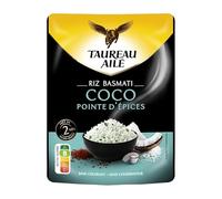 TAUREAU AILE | Taureau Ailé Riz Basmati Coco 2Min 250G | Lot De (3) | livraison offerte
