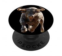 Taureau Bulle Bœuf Domestique Ferme Vache Taurus PopSockets PopGrip Adhésif