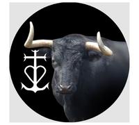Taureau Camarguais - 15cm - Sticker/Autocollant