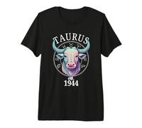 Taureau du Zodiaque né en 1944 T-Shirt Haut de Gamme