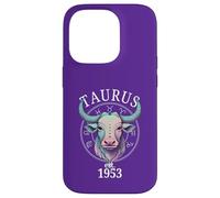 Taureau du Zodiaque né en 1953 Coque pour iPhone 14 Pro