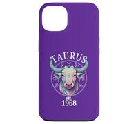 Taureau du Zodiaque né en 1968 Coque pour iPhone 13